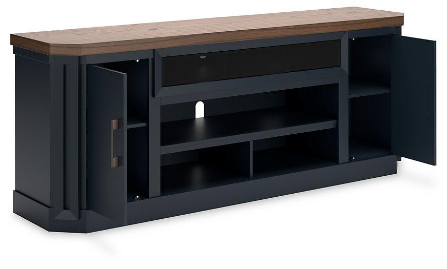 Landocken 83" TV Stand with Electric Fireplace