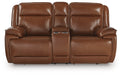 Healy Pier Power Reclining Loveseat with Console image